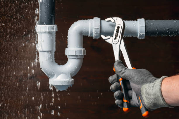 Professional Burst Pipe Repair technician working in Cable, OH
